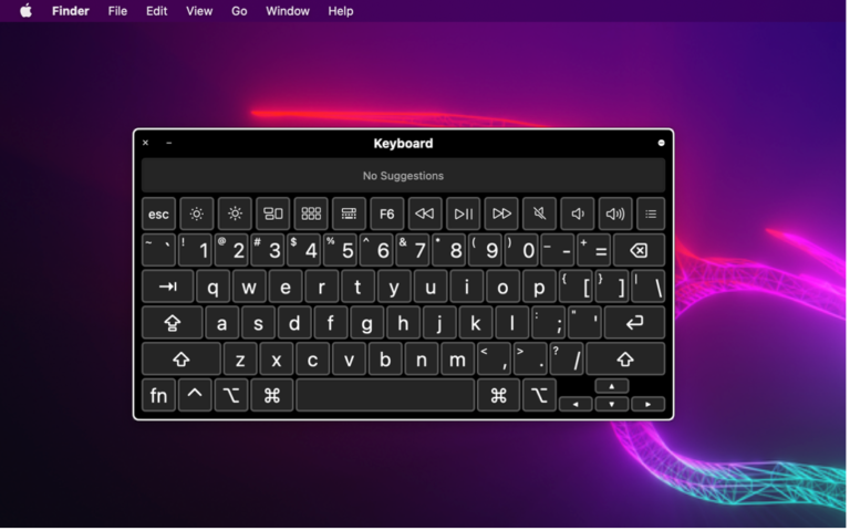 Virtual Screen keyboard